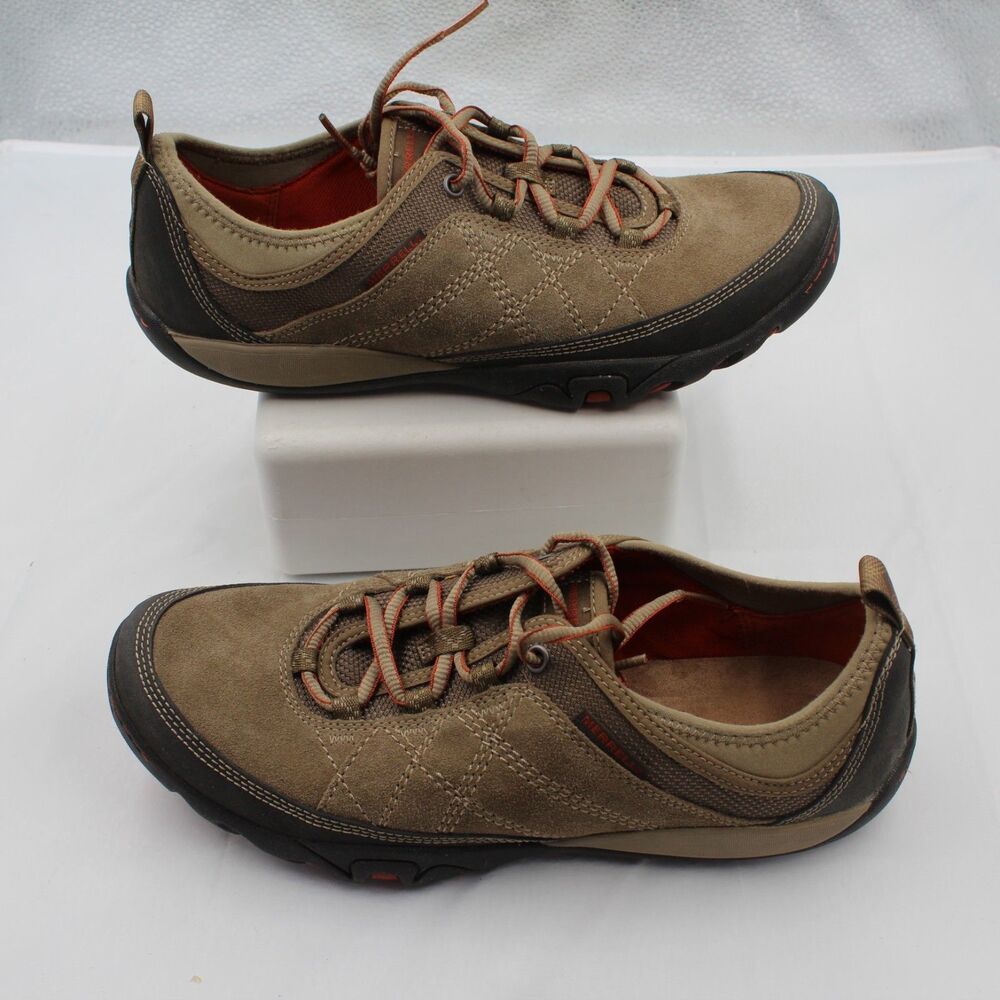 Merrell Mimosa Glee Womens 10 Kangaroo Brown Suede Hiking Walking Shoes J46584